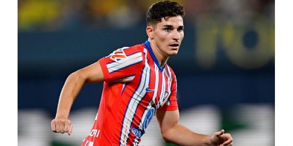 A estreia de Julián Álvarez no Atlético de Madrid A estreia de Julián Álvarez no Atlético de Madrid
